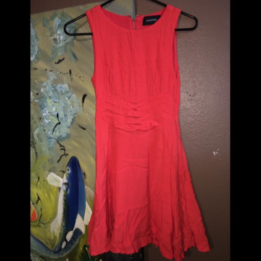 Orange dress